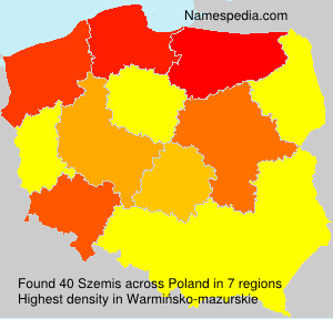 Surname Szemis in Poland Surname Szemis in Poland