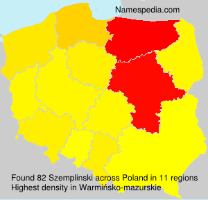 Surname Szemplinski in Poland Surname Szemplinski in Poland