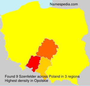 Surname Szenfelder in Poland Surname Szenfelder in Poland