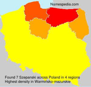 Surname Szepanski in Poland Surname Szepanski in Poland
