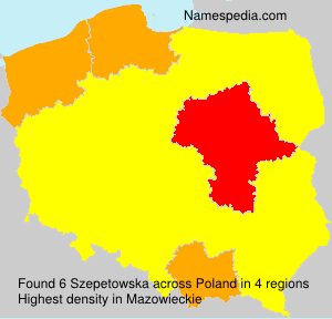 Surname Szepetowska in Poland Surname Szepetowska in Poland