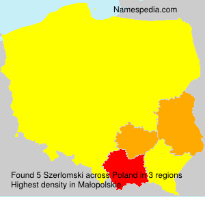 Surname Szerlomski in Poland Surname Szerlomski in Poland