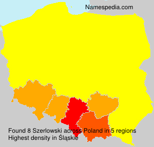 Surname Szerlowski in Poland Surname Szerlowski in Poland