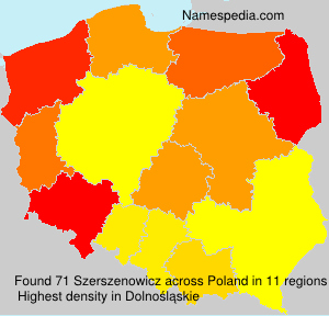 Surname Szerszenowicz in Poland Surname Szerszenowicz in Poland