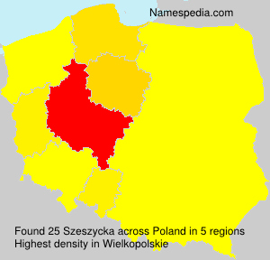 Surname Szeszycka in Poland Surname Szeszycka in Poland