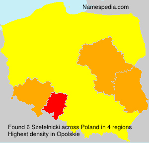 Surname Szetelnicki in Poland Surname Szetelnicki in Poland