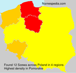 Surname Szewa in Poland Surname Szewa in Poland