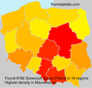Surname Szewczyk in Poland Surname Szewczyk in Poland