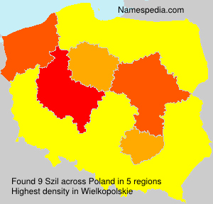 Surname Szil in Poland Surname Szil in Poland