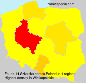 Surname Szkalska in Poland Surname Szkalska in Poland