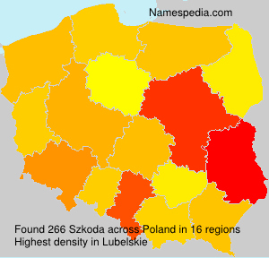 Surname Szkoda in Poland Surname Szkoda in Poland