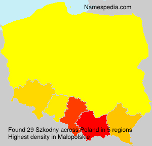 Surname Szkodny in Poland Surname Szkodny in Poland