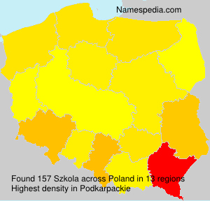 Surname Szkola in Poland Surname Szkola in Poland
