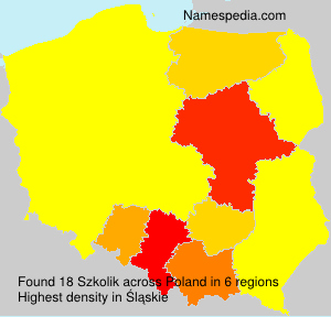 Surname Szkolik in Poland Surname Szkolik in Poland