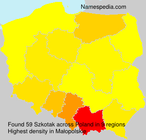 Surname Szkotak in Poland Surname Szkotak in Poland