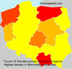 Surname Szkraba in Poland Surname Szkraba in Poland