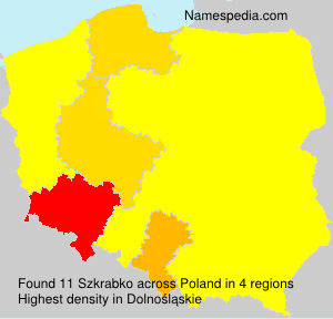 Surname Szkrabko in Poland Surname Szkrabko in Poland
