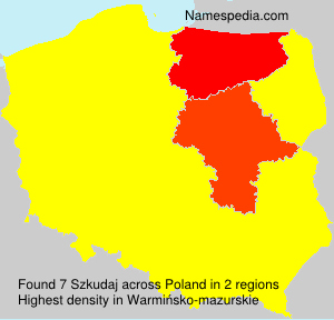 Surname Szkudaj in Poland Surname Szkudaj in Poland
