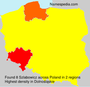 Surname Szlabowicz in Poland Surname Szlabowicz in Poland