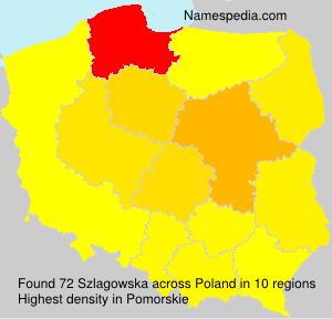 Surname Szlagowska in Poland Surname Szlagowska in Poland