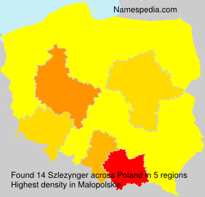 Surname Szlezynger in Poland Surname Szlezynger in Poland