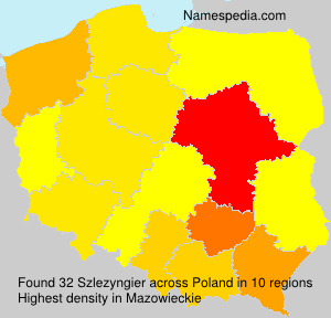 Surname Szlezyngier in Poland Surname Szlezyngier in Poland