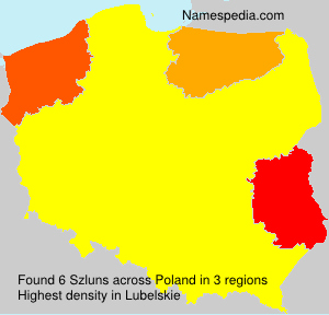 Surname Szluns in Poland Surname Szluns in Poland