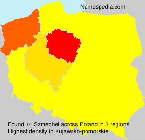 Surname Szmechel in Poland Surname Szmechel in Poland
