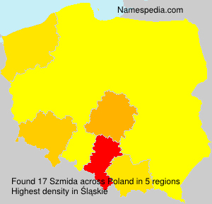 Surname Szmida in Poland Surname Szmida in Poland
