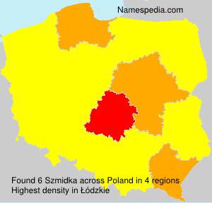 Surname Szmidka in Poland Surname Szmidka in Poland