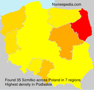 Surname Szmitko in Poland Surname Szmitko in Poland