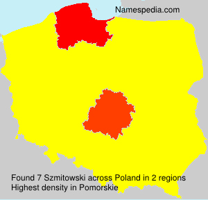 Surname Szmitowski in Poland Surname Szmitowski in Poland