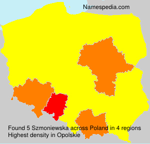 Surname Szmoniewska in Poland Surname Szmoniewska in Poland