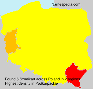 Surname Sznaikart in Poland Surname Sznaikart in Poland