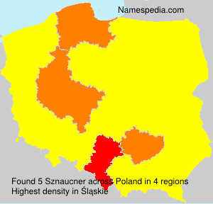 Surname Sznaucner in Poland Surname Sznaucner in Poland