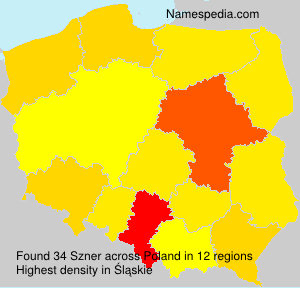 Surname Szner in Poland Surname Szner in Poland