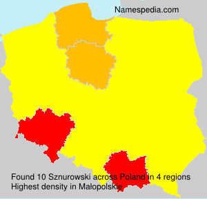 Surname Sznurowski in Poland Surname Sznurowski in Poland