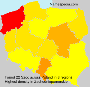 Surname Szoc in Poland Surname Szoc in Poland