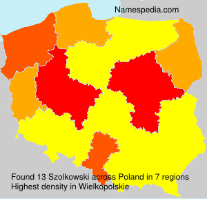 Surname Szolkowski in Poland Surname Szolkowski in Poland