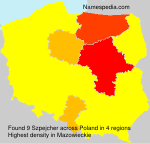 Surname Szpejcher in Poland Surname Szpejcher in Poland