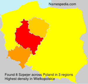 Surname Szpejer in Poland Surname Szpejer in Poland