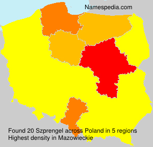 Surname Szprengel in Poland Surname Szprengel in Poland