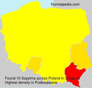 Surname Szpylma in Poland Surname Szpylma in Poland