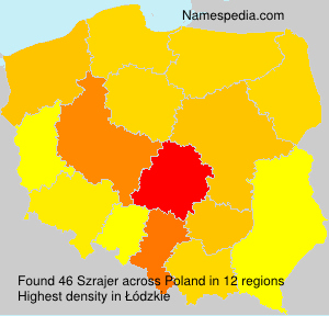 Surname Szrajer in Poland Surname Szrajer in Poland