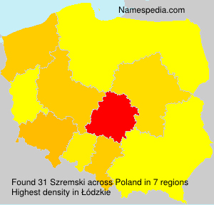 Surname Szremski in Poland Surname Szremski in Poland