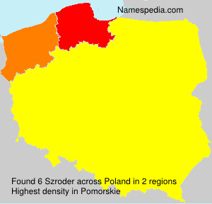 Surname Szroder in Poland Surname Szroder in Poland