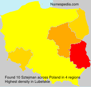 Surname Sztejman in Poland Surname Sztejman in Poland