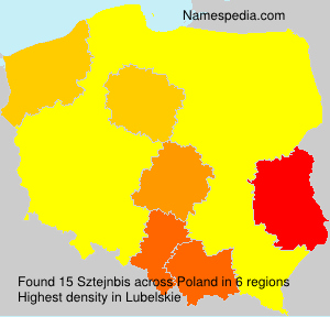 Surname Sztejnbis in Poland Surname Sztejnbis in Poland