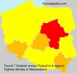 Surname Sztekiel in Poland Surname Sztekiel in Poland