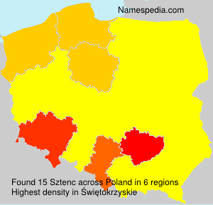 Surname Sztenc in Poland Surname Sztenc in Poland